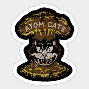 Atom Cats Sticker